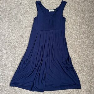 Calvin Klein Navy Midi Dress